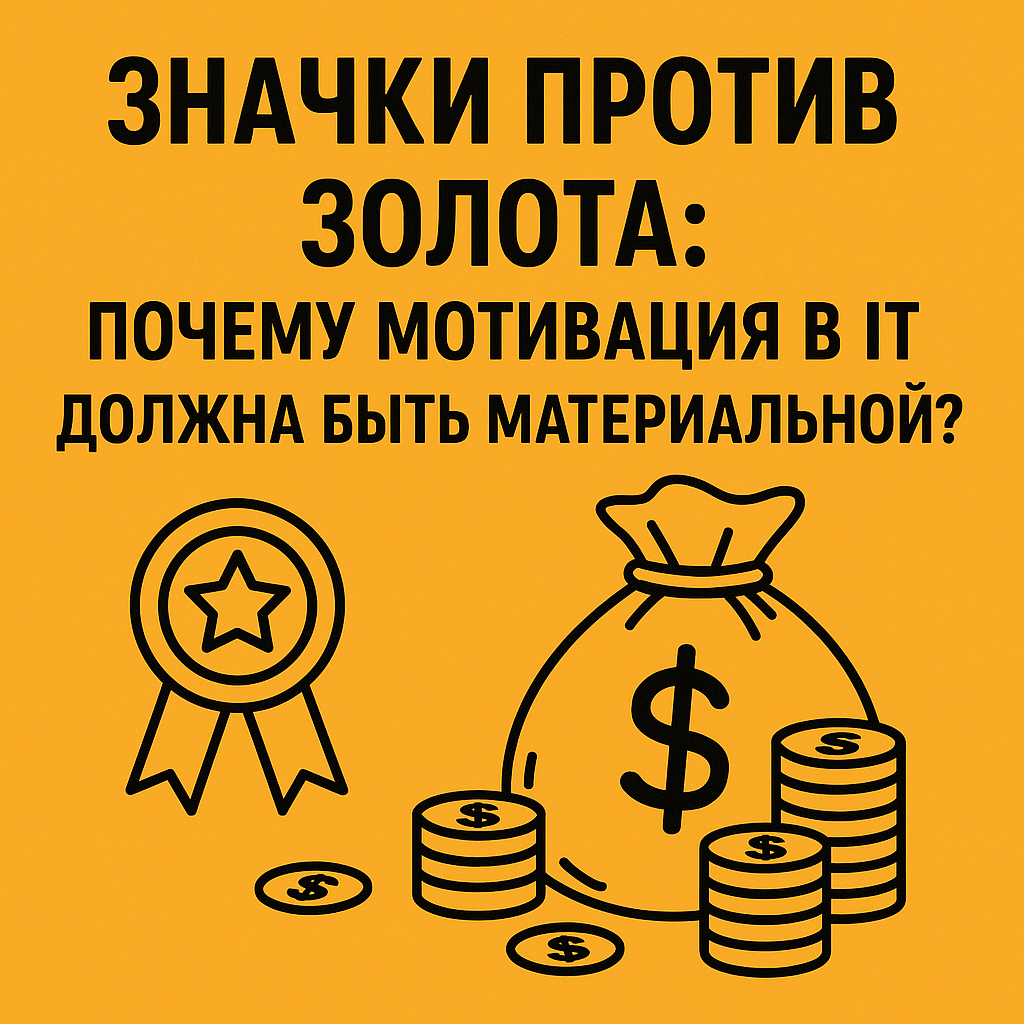 Значки против золота: почему мотивация в IT должна быть материальной
